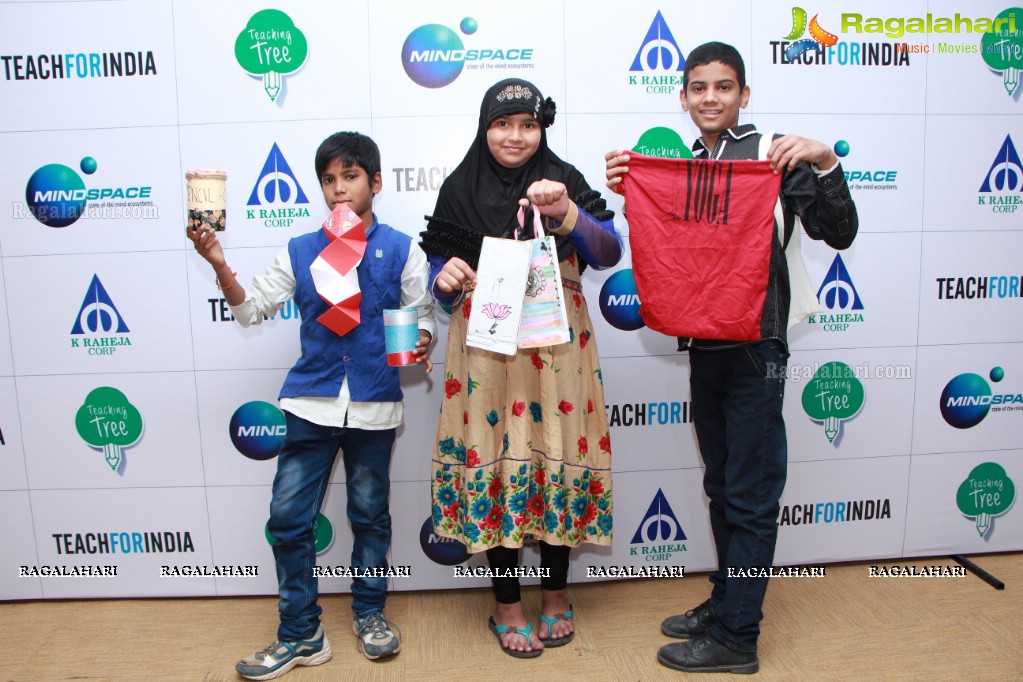 K Raheja Corp. Press Meet on Teaching Tree Carnival - CSR Initiative for Poor Kids at Raheja Mindspace, Hitech City, Hyderabad