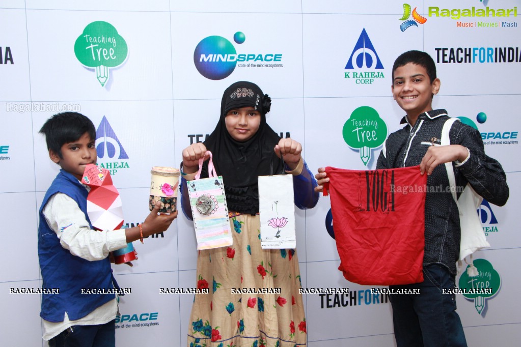 K Raheja Corp. Press Meet on Teaching Tree Carnival - CSR Initiative for Poor Kids at Raheja Mindspace, Hitech City, Hyderabad