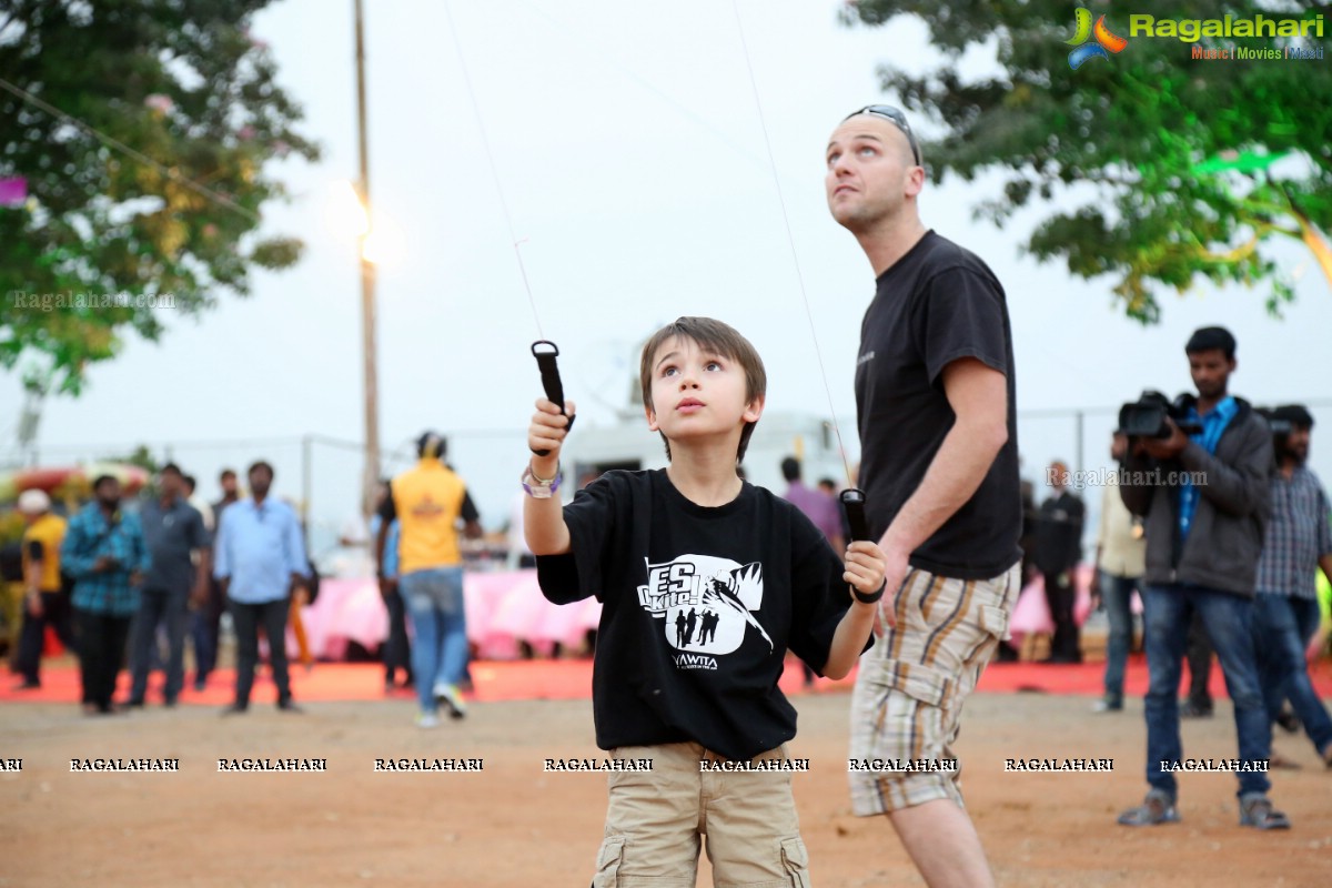 Telangana International Kite Festival 2017, Hyderabad