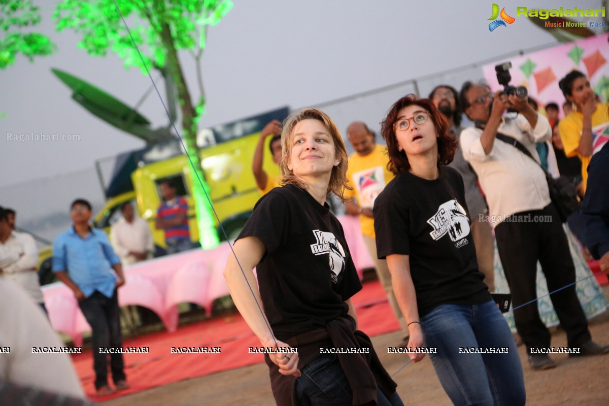 Telangana International Kite Festival 2017, Hyderabad