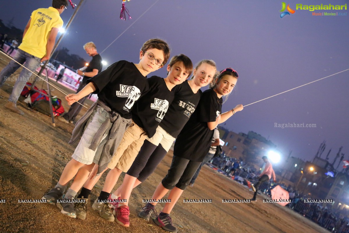 Telangana International Kite Festival 2017, Hyderabad