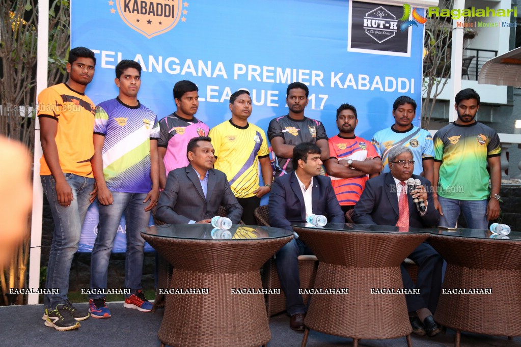 Telangana Premier Kabaddi League Press Meet at Cafe Hut-K