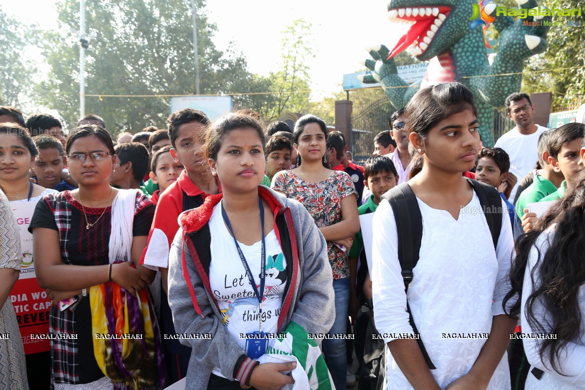 Oakridge Hospitals Swasth Bharath - Walkathon at KBR Park, Hyderabad