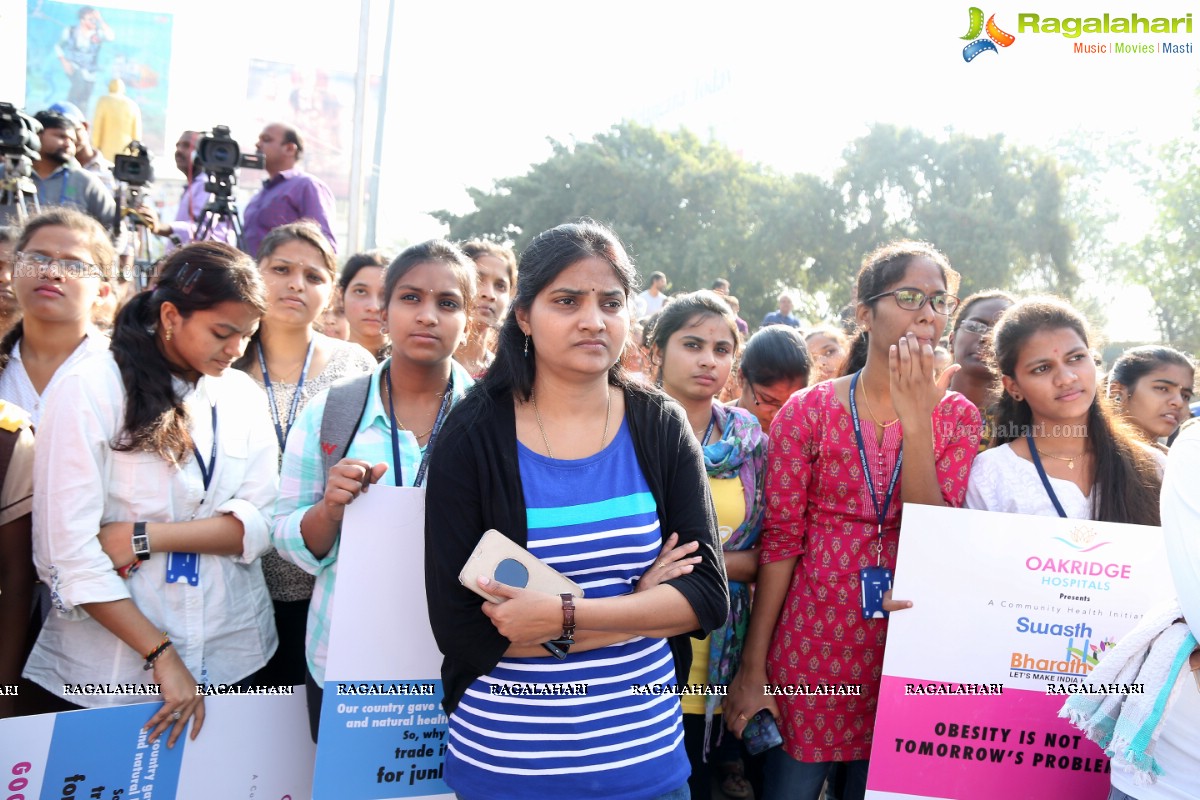 Oakridge Hospitals Swasth Bharath - Walkathon at KBR Park, Hyderabad