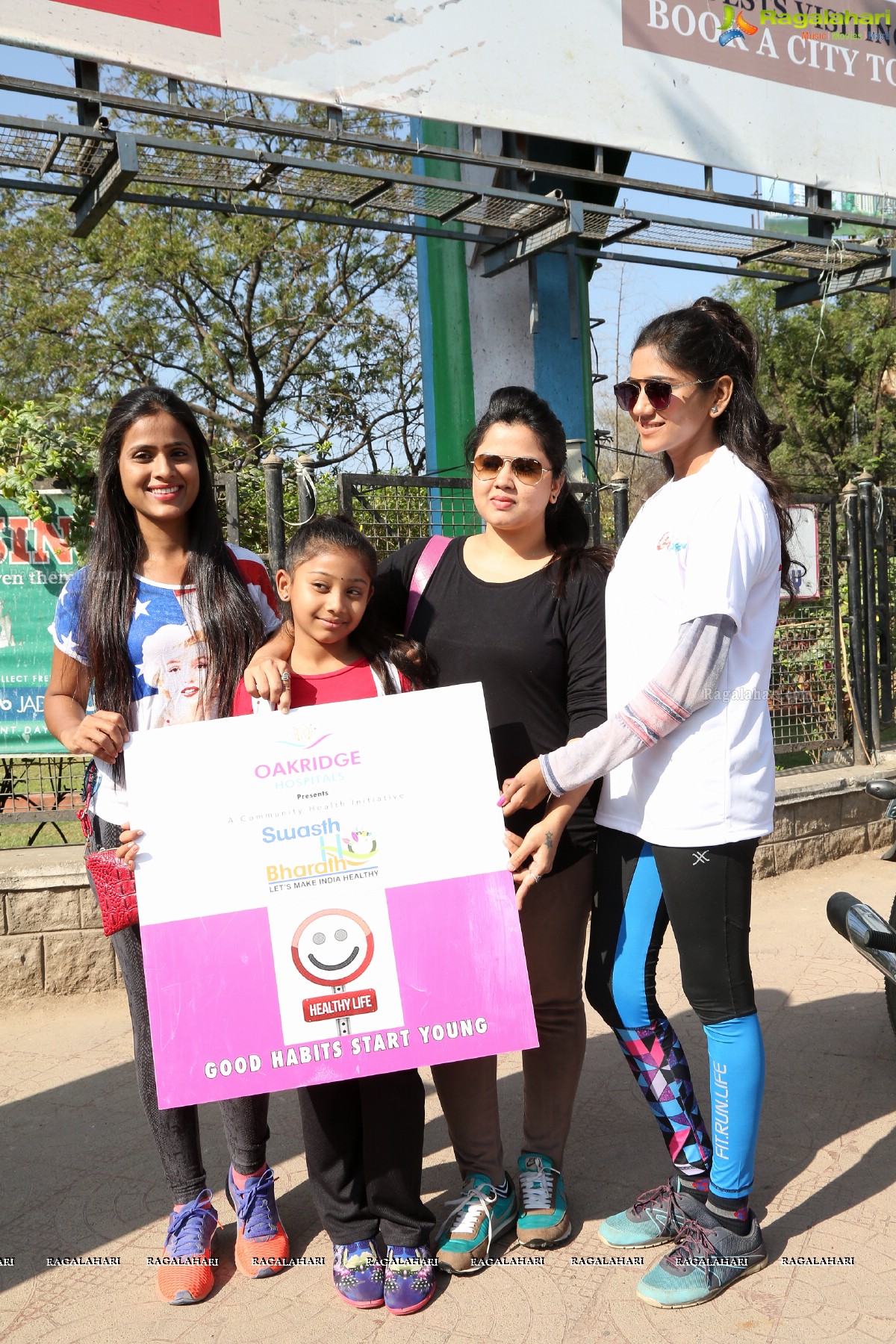 Oakridge Hospitals Swasth Bharath - Walkathon at KBR Park, Hyderabad