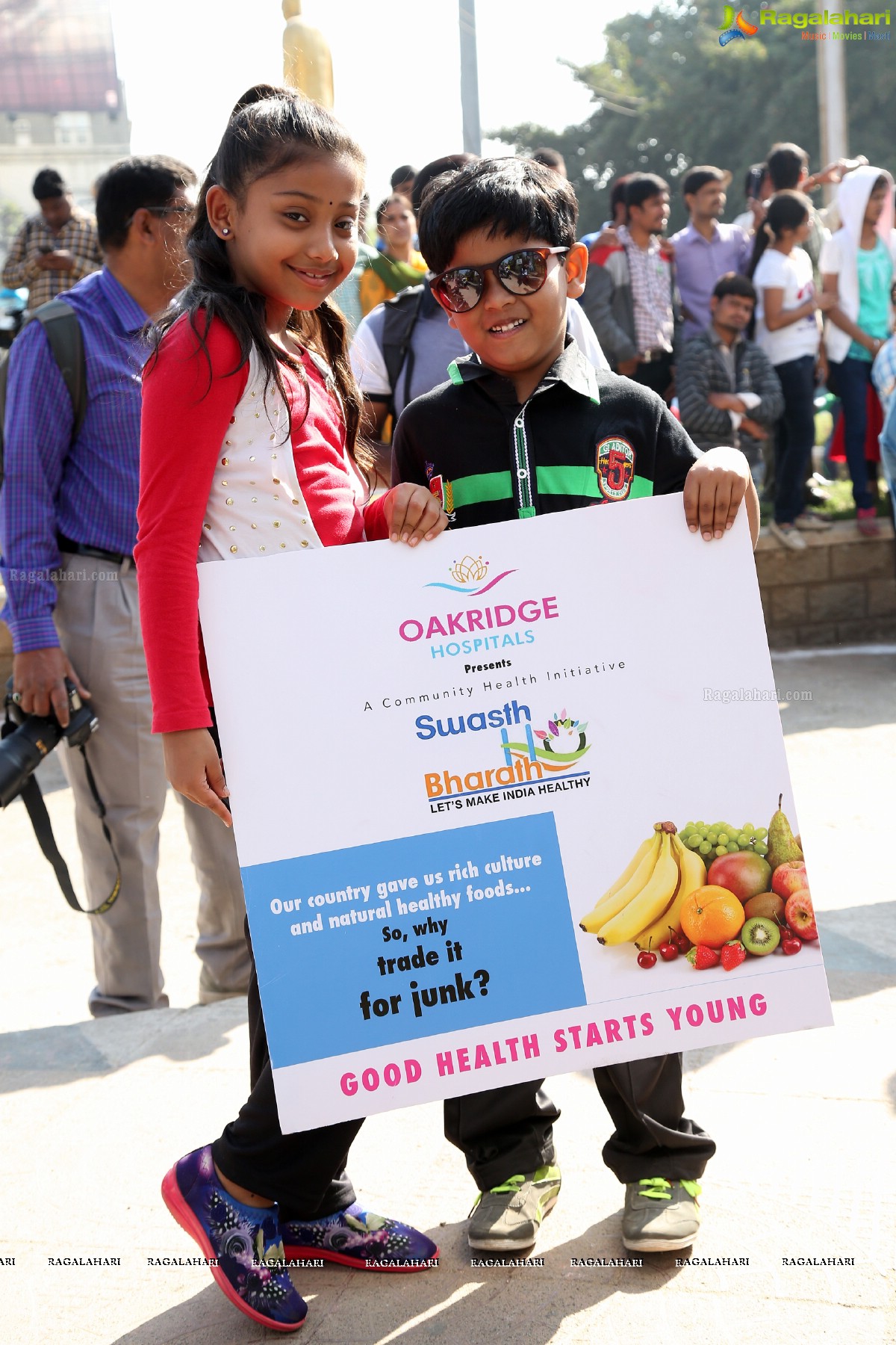 Oakridge Hospitals Swasth Bharath - Walkathon at KBR Park, Hyderabad