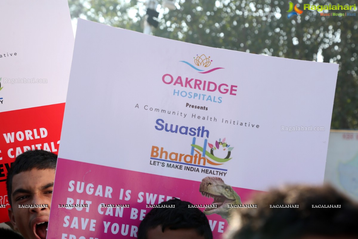 Oakridge Hospitals Swasth Bharath - Walkathon at KBR Park, Hyderabad