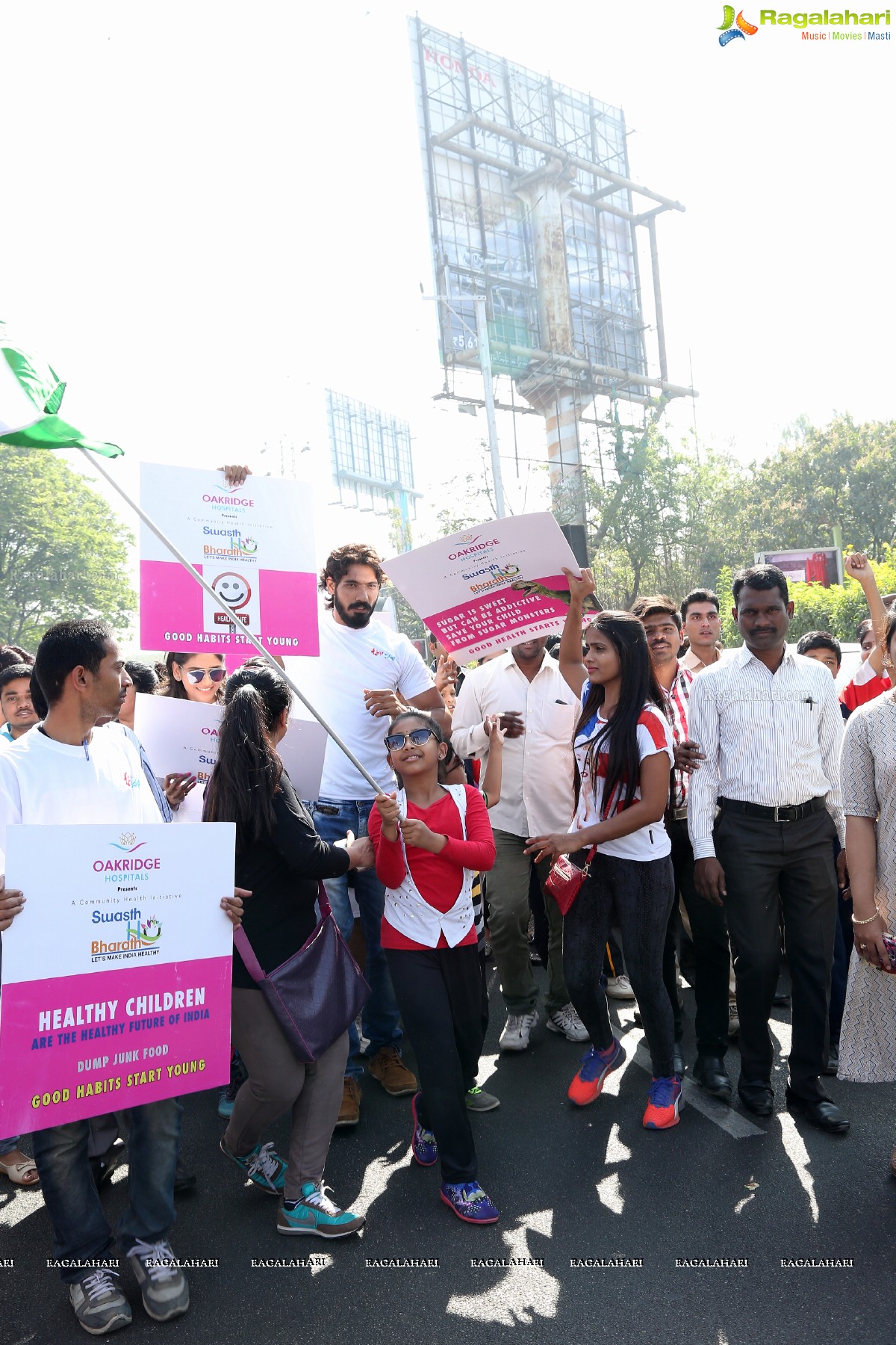 Oakridge Hospitals Swasth Bharath - Walkathon at KBR Park, Hyderabad