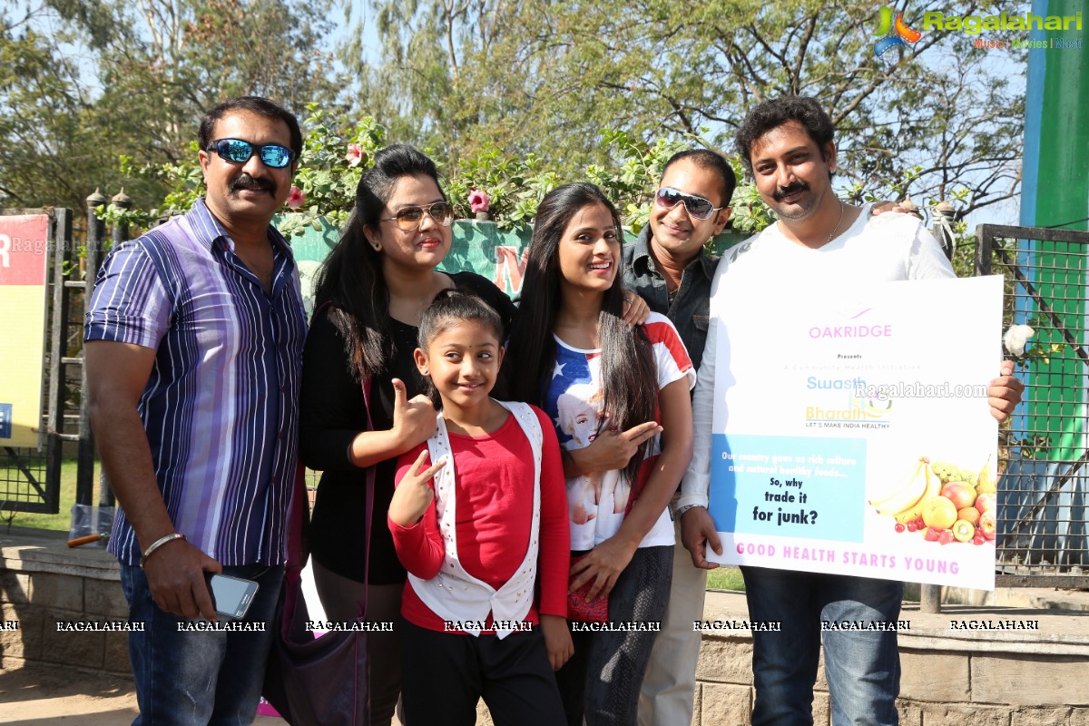 Oakridge Hospitals Swasth Bharath - Walkathon at KBR Park, Hyderabad