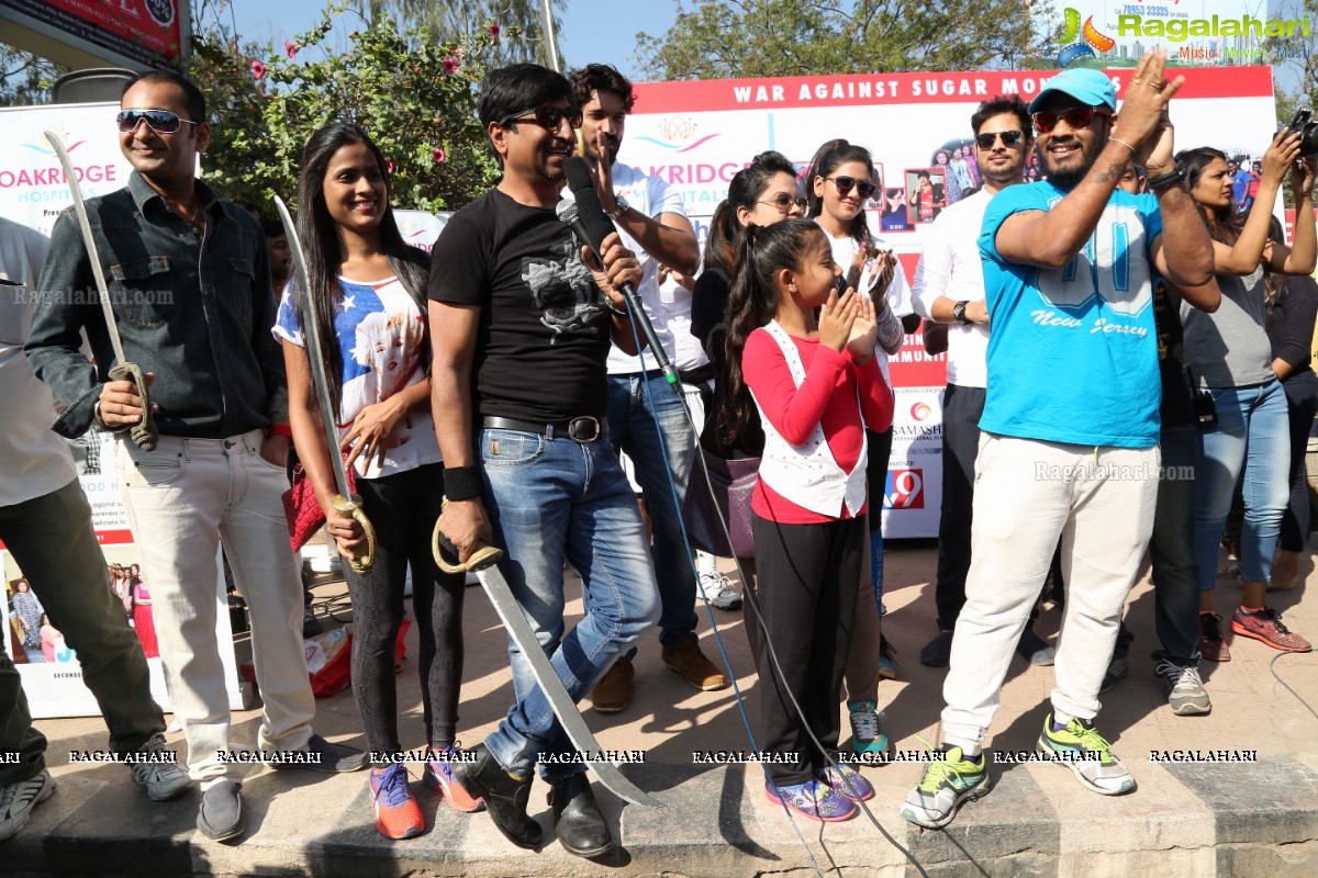 Oakridge Hospitals Swasth Bharath - Walkathon at KBR Park, Hyderabad