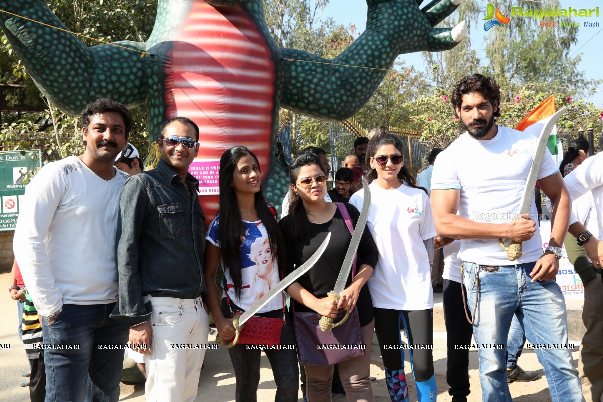 Oakridge Hospitals Swasth Bharath - Walkathon at KBR Park, Hyderabad