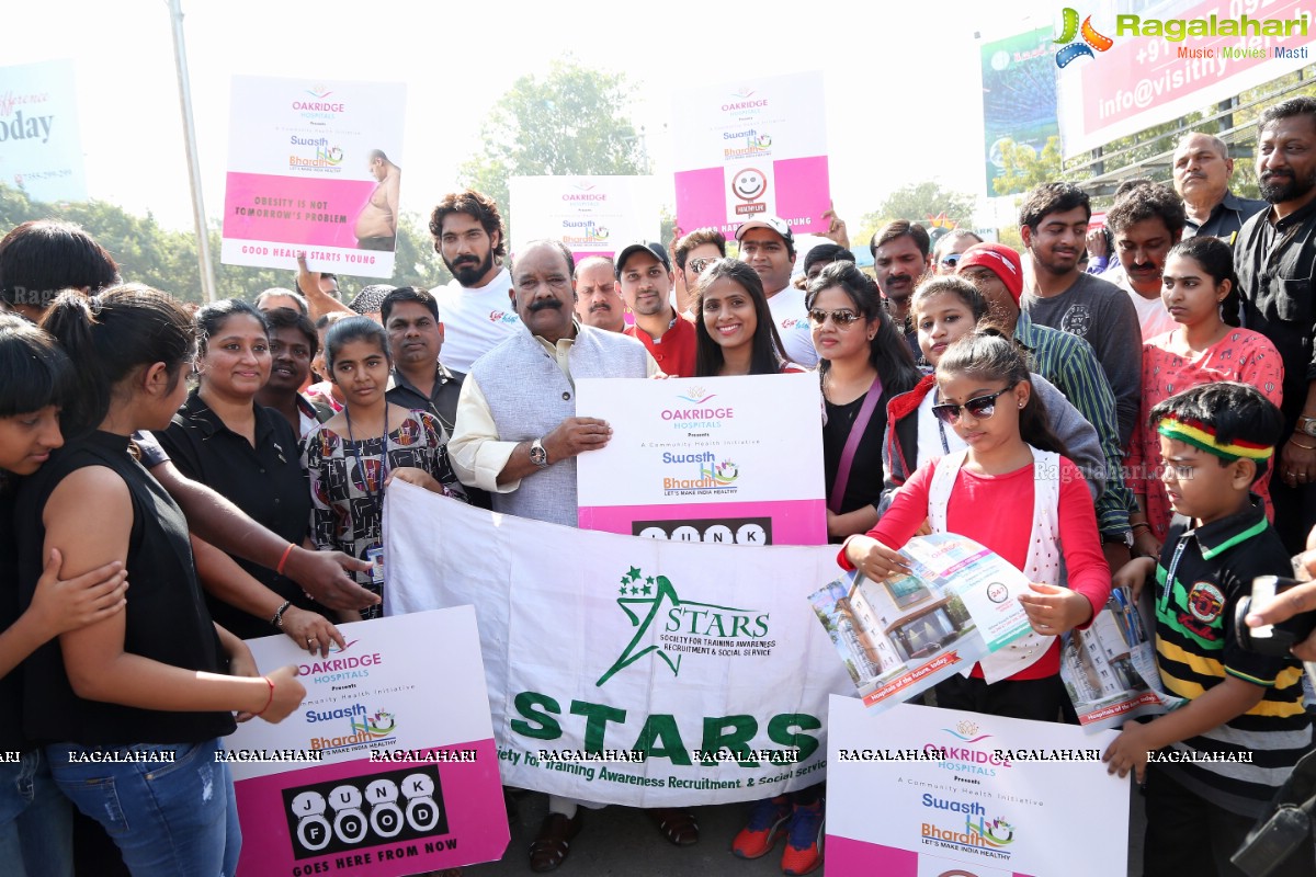 Oakridge Hospitals Swasth Bharath - Walkathon at KBR Park, Hyderabad