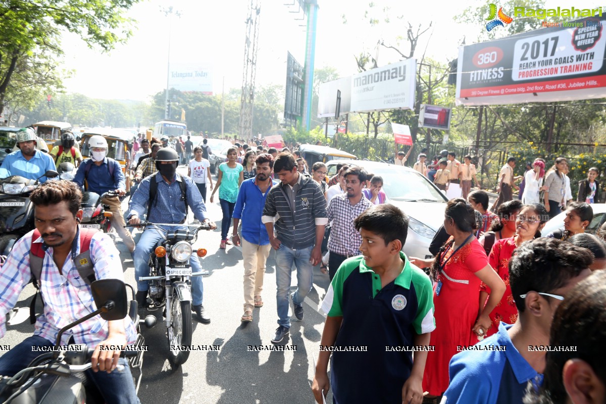 Oakridge Hospitals Swasth Bharath - Walkathon at KBR Park, Hyderabad