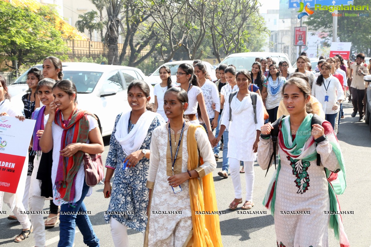 Oakridge Hospitals Swasth Bharath - Walkathon at KBR Park, Hyderabad