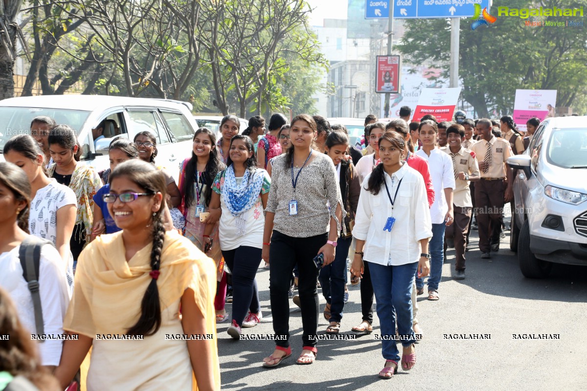 Oakridge Hospitals Swasth Bharath - Walkathon at KBR Park, Hyderabad