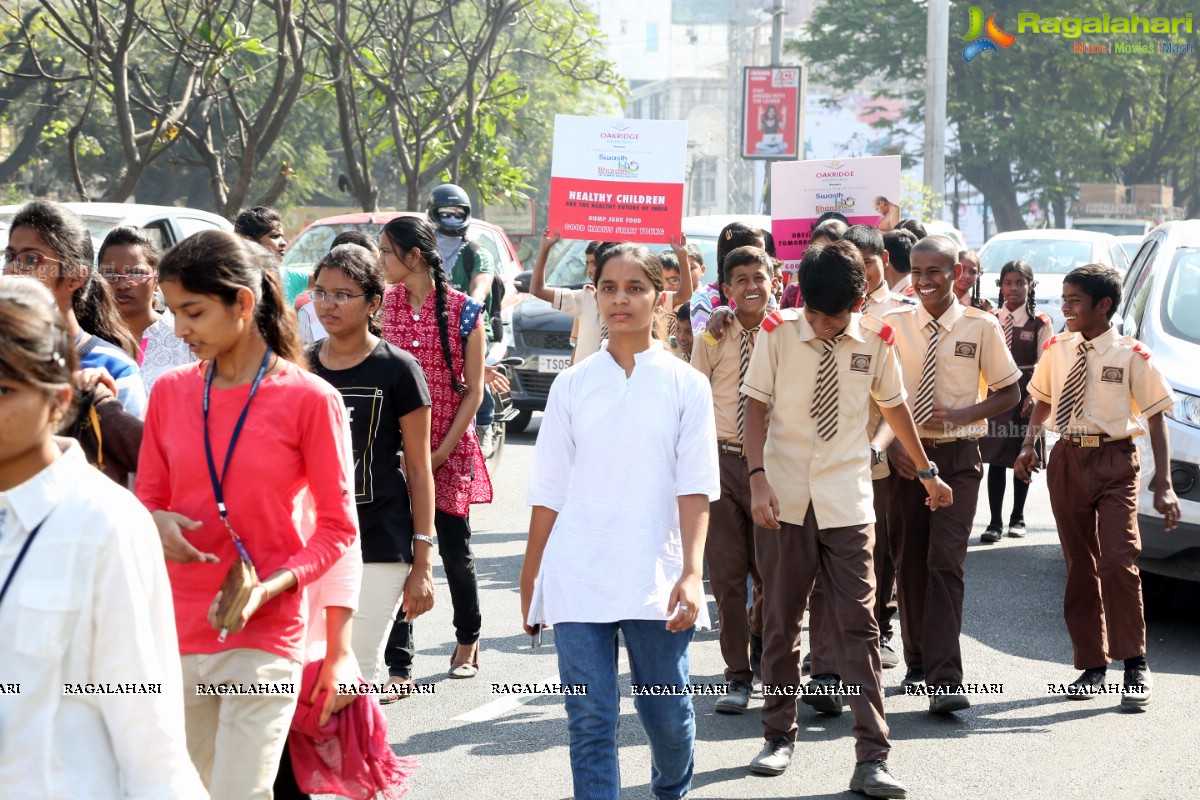 Oakridge Hospitals Swasth Bharath - Walkathon at KBR Park, Hyderabad