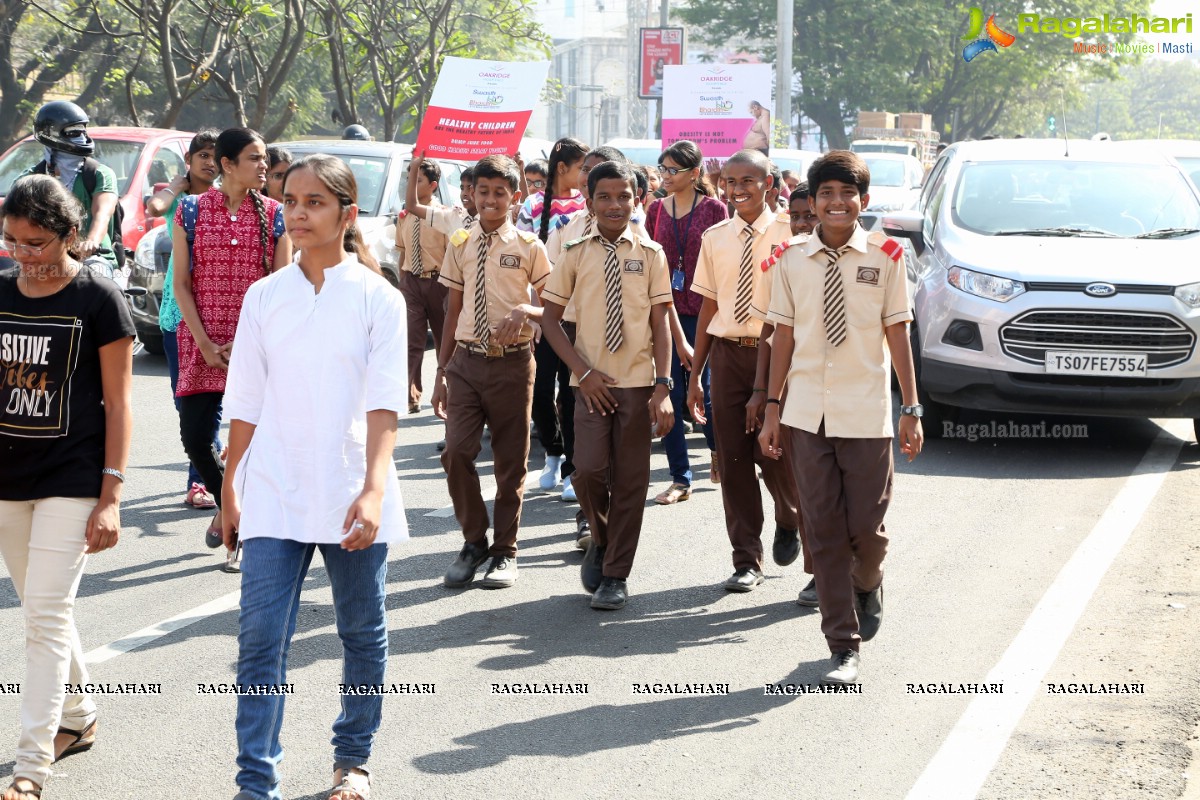 Oakridge Hospitals Swasth Bharath - Walkathon at KBR Park, Hyderabad