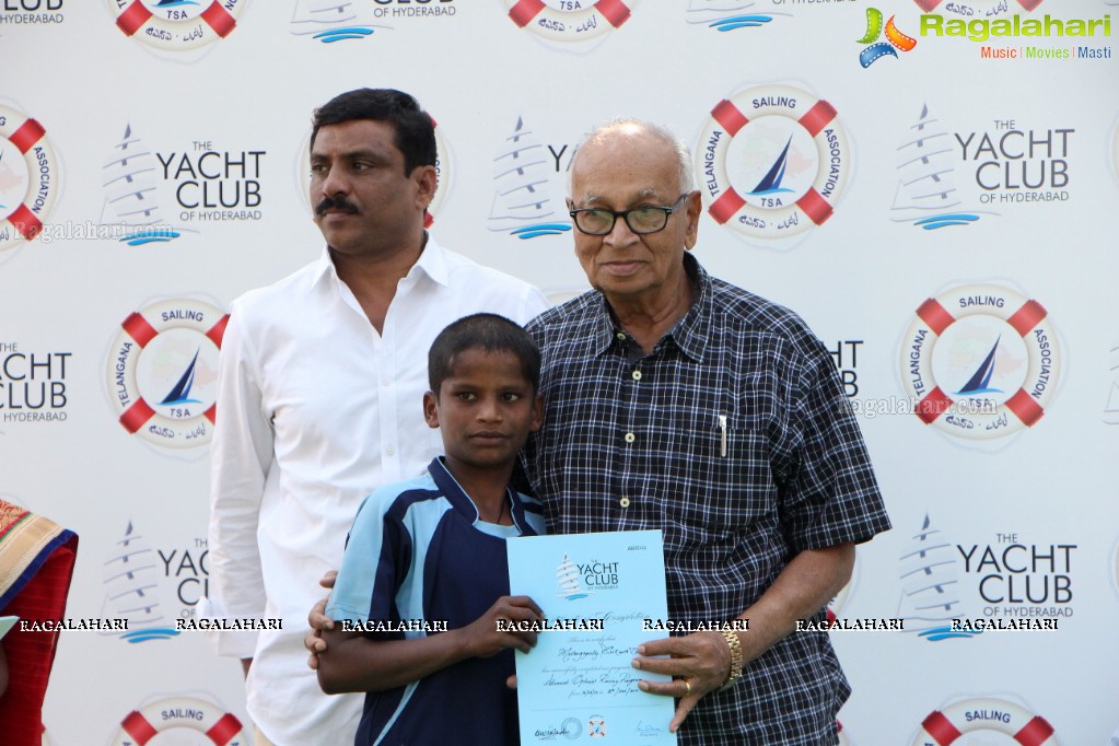 Felicitation to Sailors by Yacht Club of Hyderabad and Telangana Sailing Association