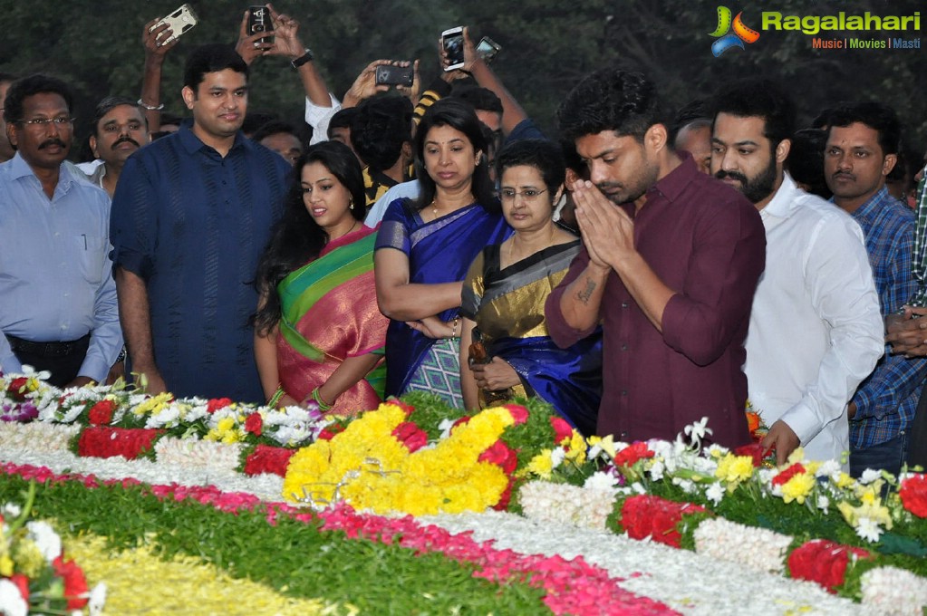NTR Family Members at NTR Ghat 