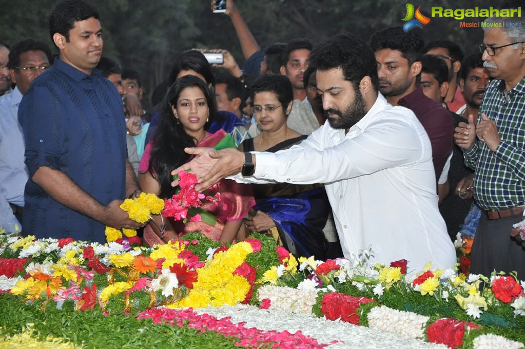 NTR Family Members at NTR Ghat 