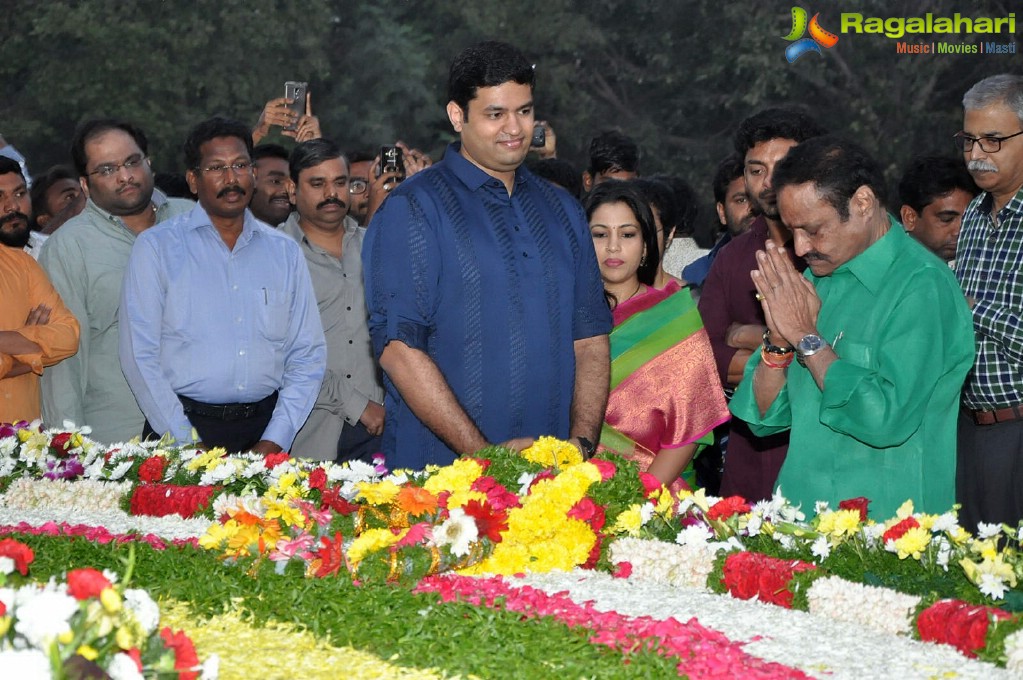 NTR Family Members at NTR Ghat 