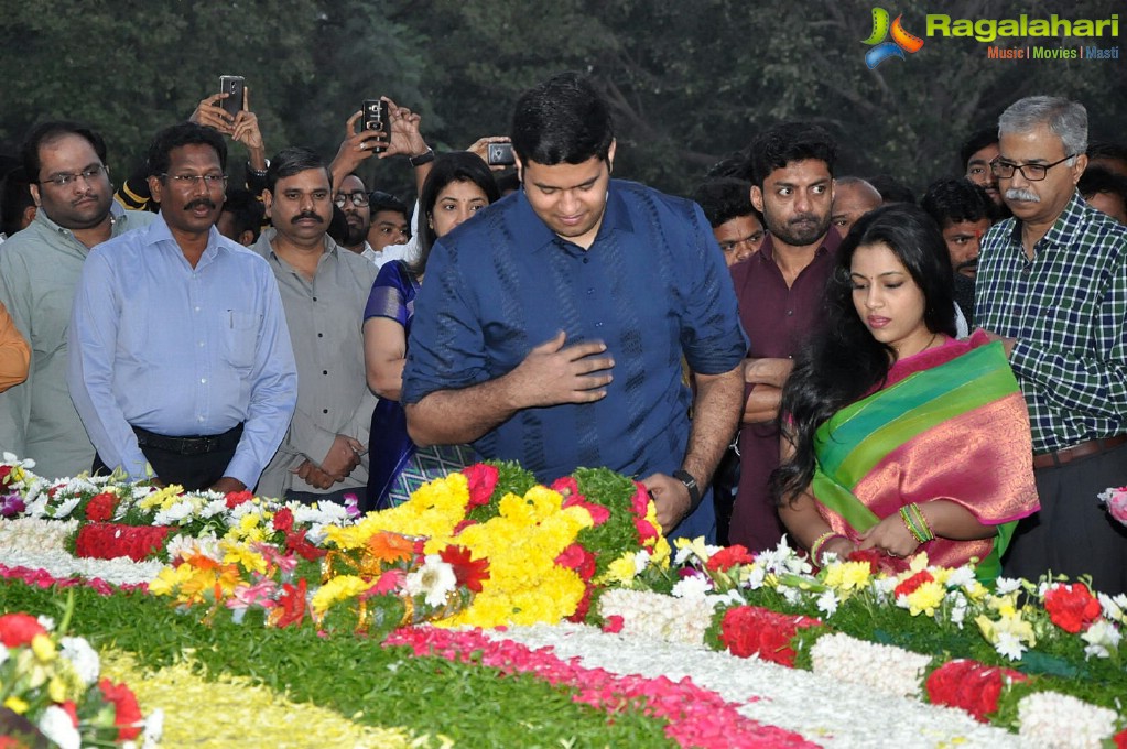 NTR Family Members at NTR Ghat 