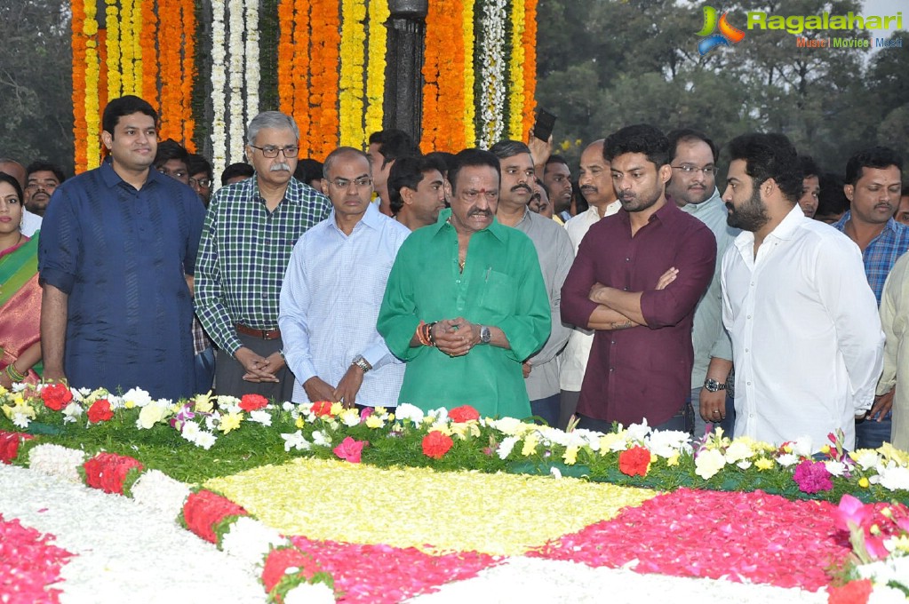 NTR Family Members at NTR Ghat 