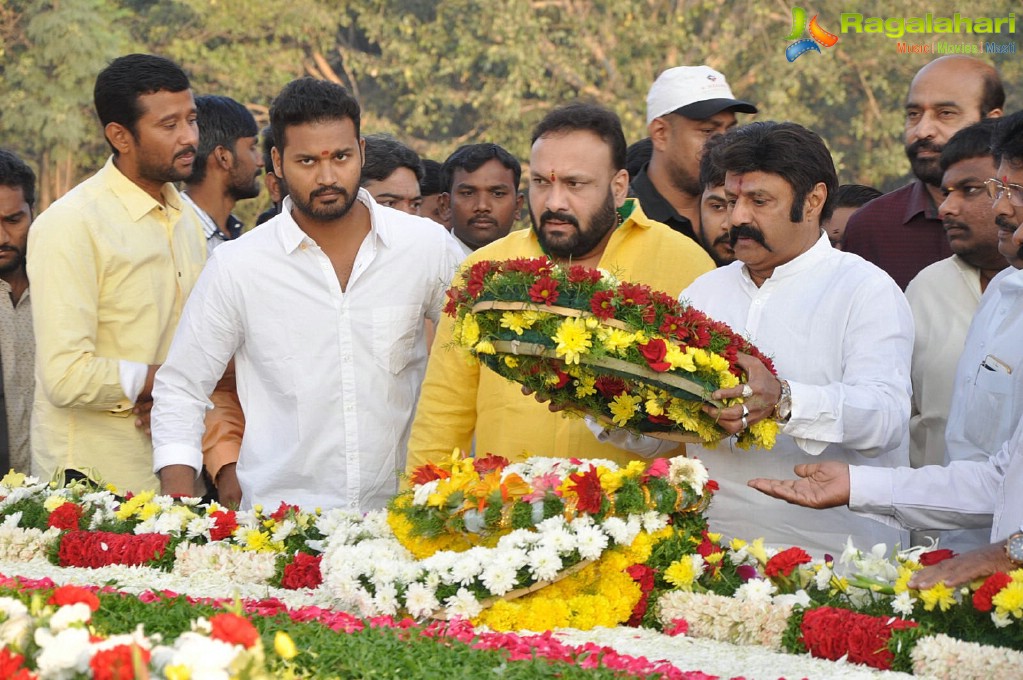 NTR Family Members at NTR Ghat 