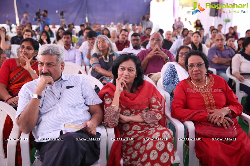 Hyderabad Literary Fest 2018 (Day 2) at The Hyderabad Public School, Begumpet