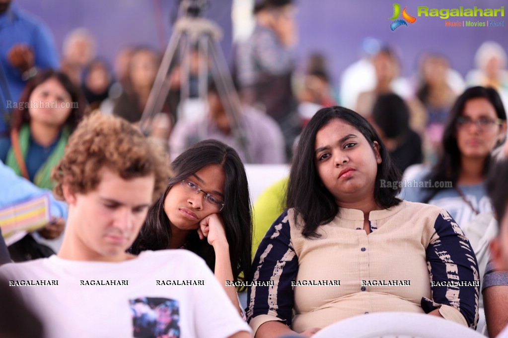 Hyderabad Literary Fest 2018 (Day 2) at The Hyderabad Public School, Begumpet