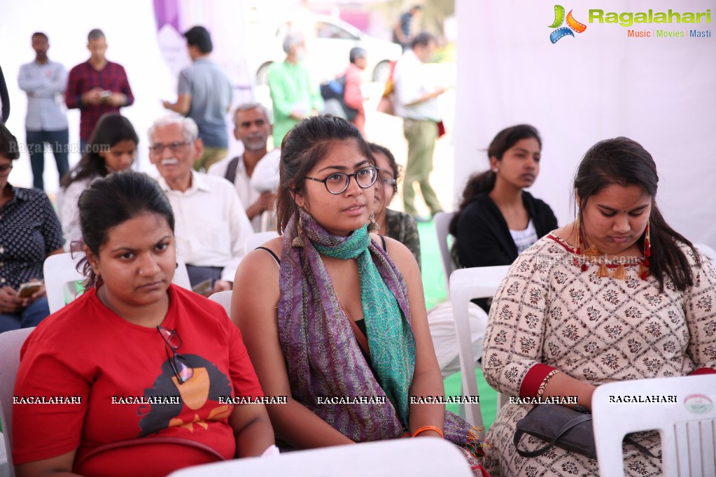 Hyderabad Literary Fest 2018 (Day 3) at The Hyderabad Public School, Begumpet