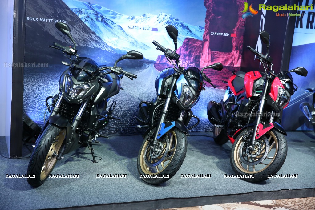 Showcase of the 2018 Range of Bajaj Motorcycle at Park Hyatt