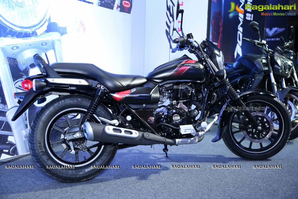 Showcase of the 2018 Range of Bajaj Motorcycle at Park Hyatt