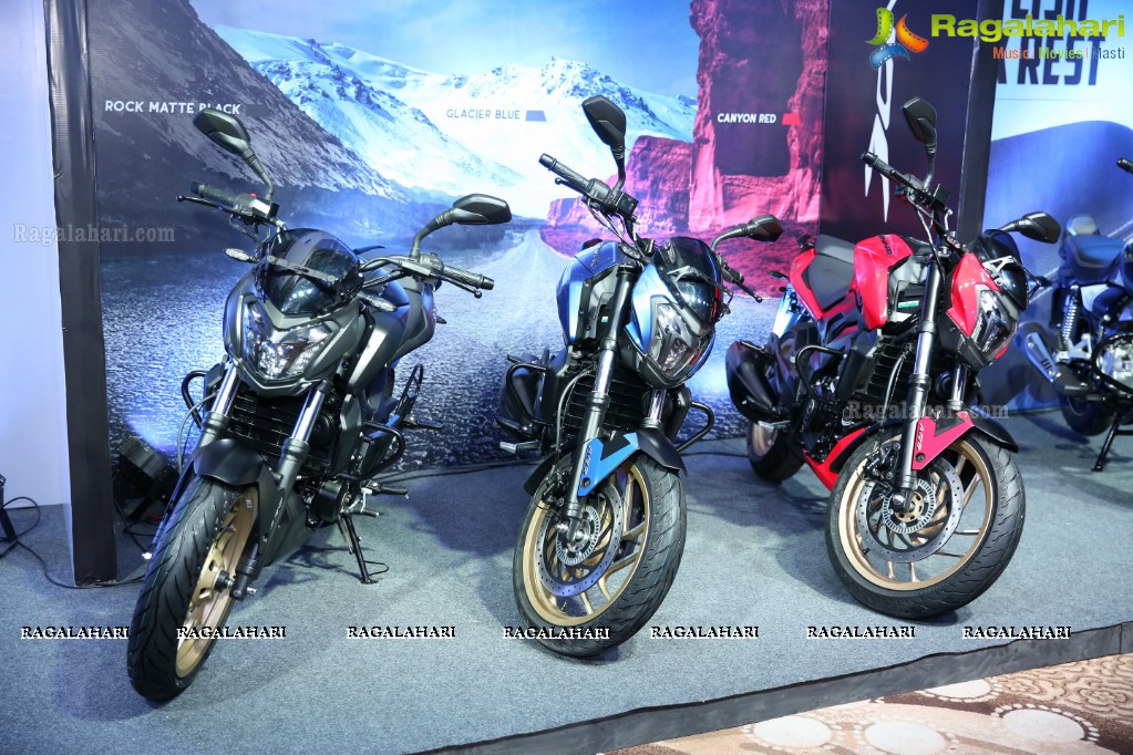 Showcase of the 2018 Range of Bajaj Motorcycle at Park Hyatt