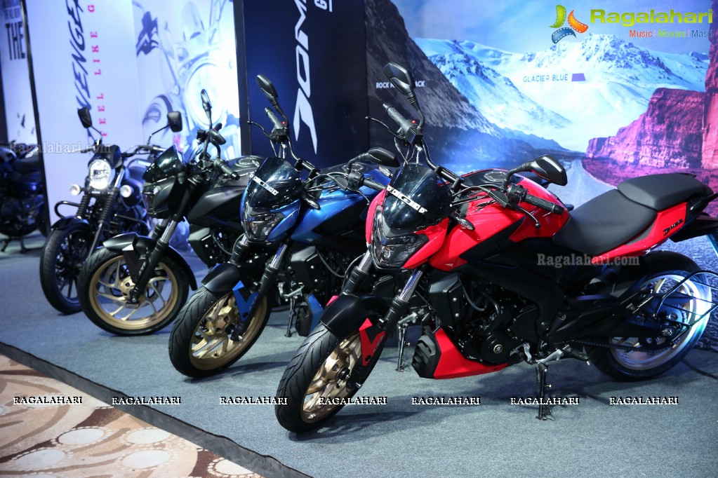 Showcase of the 2018 Range of Bajaj Motorcycle at Park Hyatt