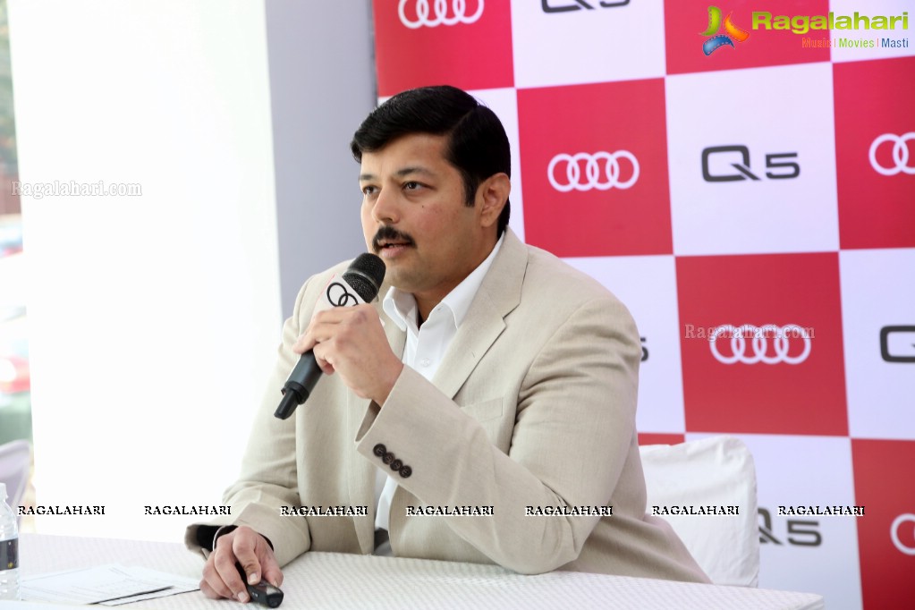 New Generation Audi Q5 Launch at Audi Showroom, Banjara Hills