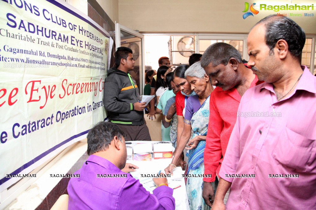 Free Medical Health Camp by Lions Club of Hyderabad Petals
