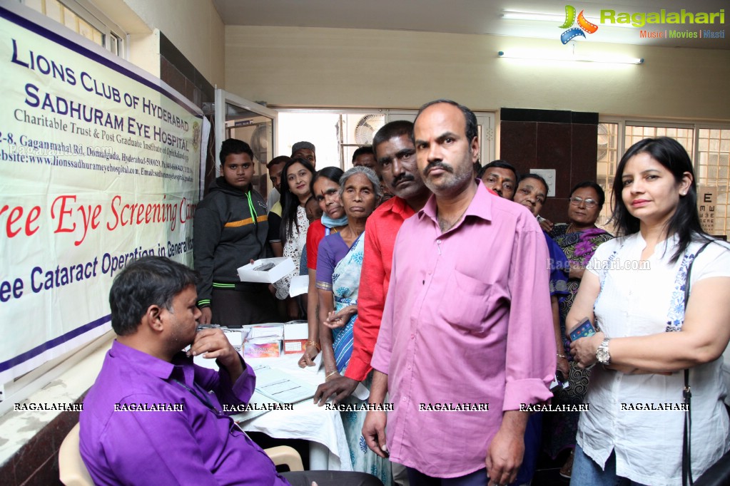 Free Medical Health Camp by Lions Club of Hyderabad Petals