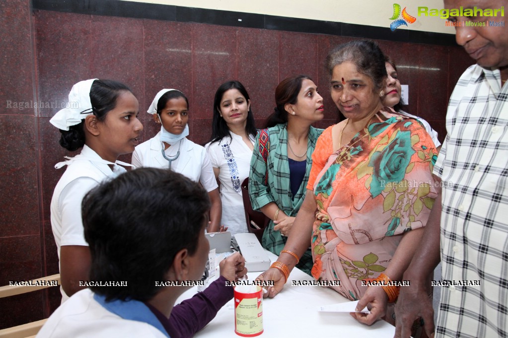 Free Medical Health Camp by Lions Club of Hyderabad Petals