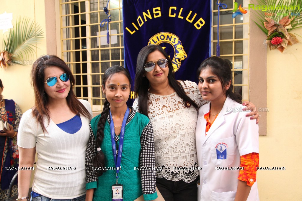 Free Medical Health Camp by Lions Club of Hyderabad Petals