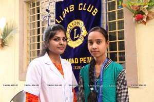 Free Medical Health Camp by Lions Club of Hyderabad Petals