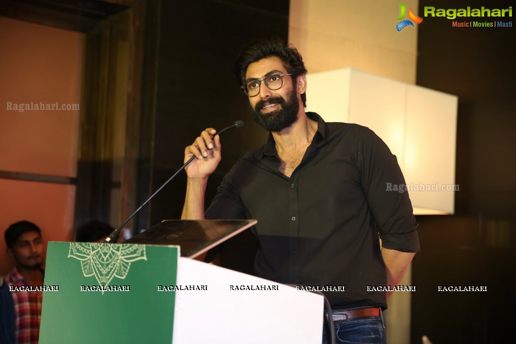 Future Consumer Press Conference with Rana Daggubati at Park Hyatt