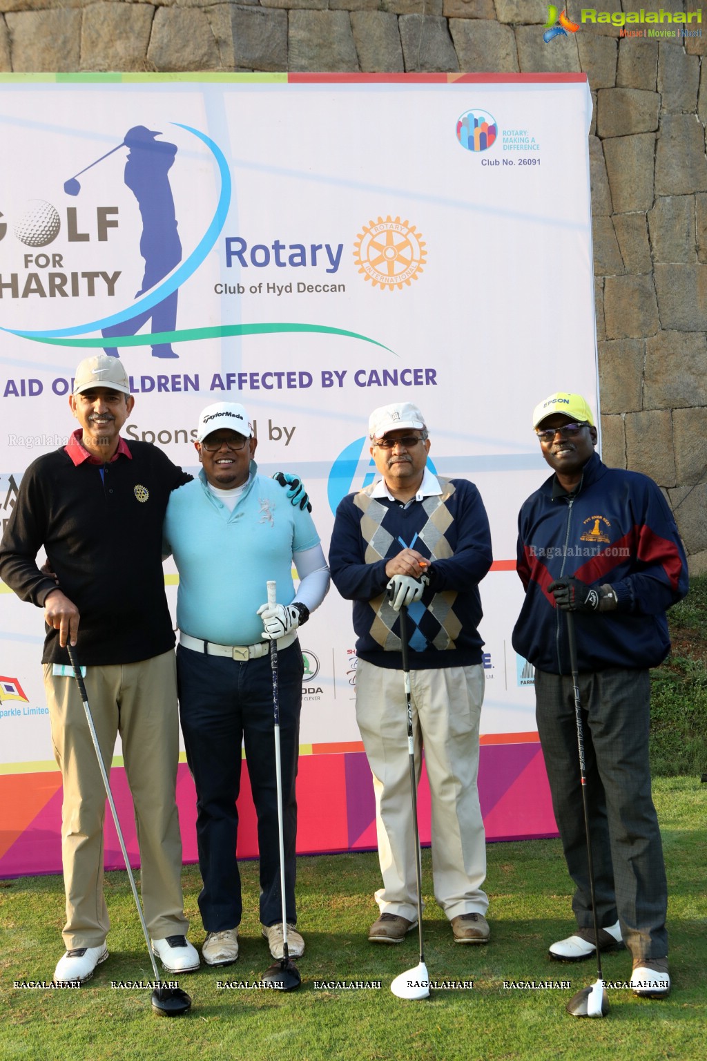 Golf Fund Raising Tournament and Prize Distribution Function by Rotary Club of Hyderabad Deccan at Hyderabad Golf Club