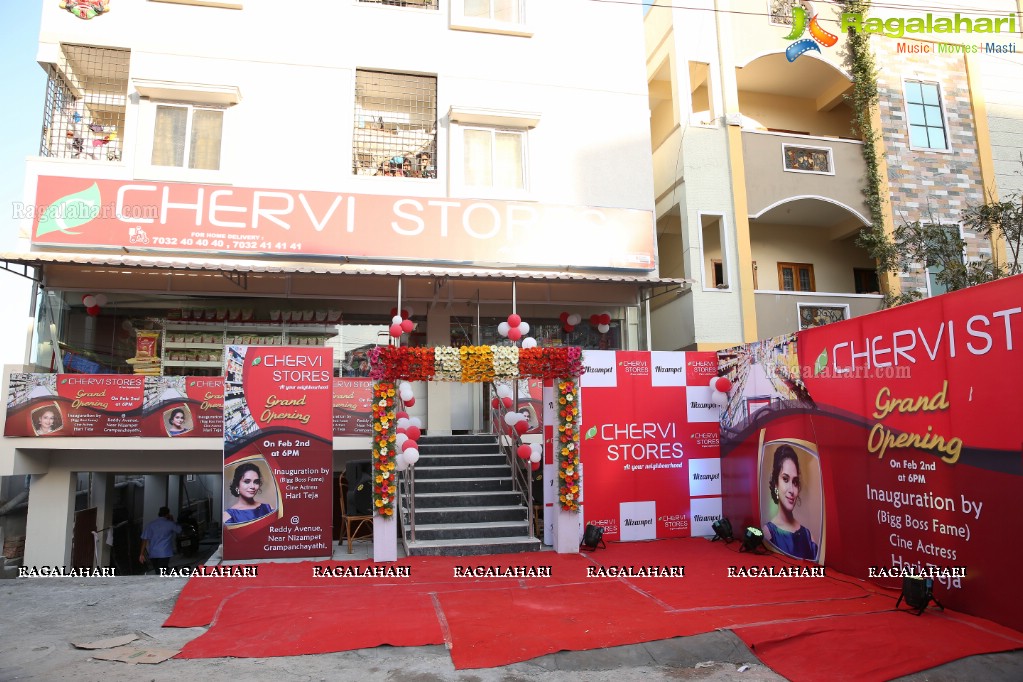 Hari Teja launches Chervi Super Stores, Nizampet