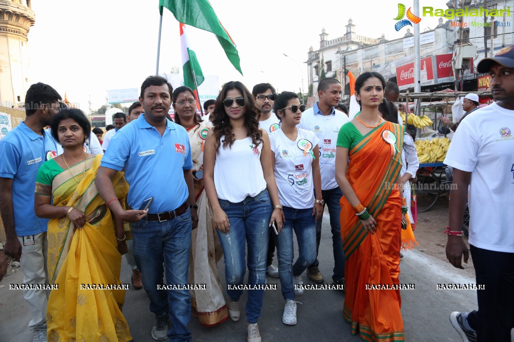 Heritage Walk - Walk for Cause at Charminar