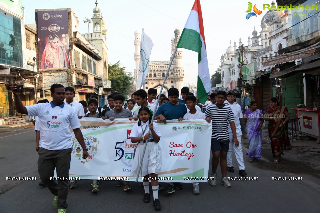 Heritage Walk - Walk for Cause at Charminar