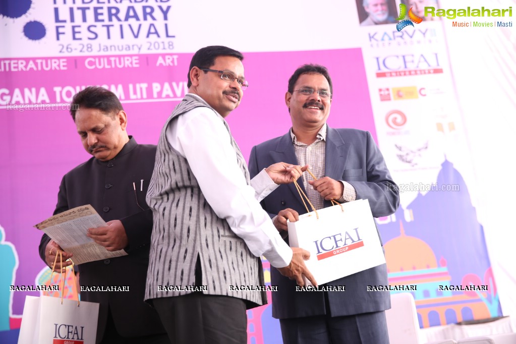 Hyderabad Literary Fest 2018 (Day 1) at The Hyderabad Public School, Begumpet