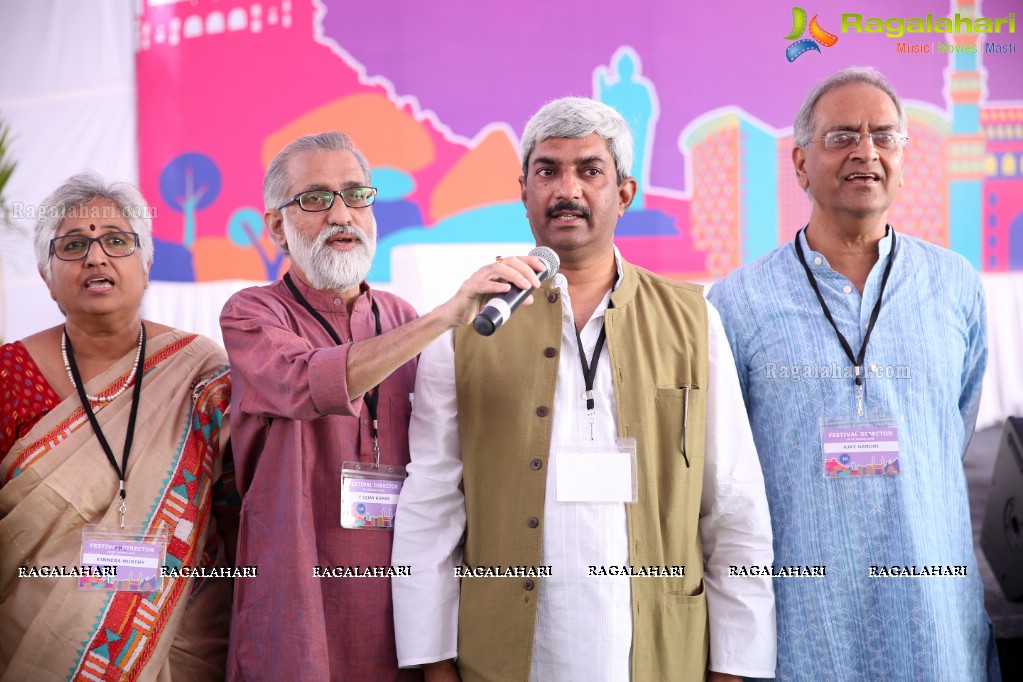 Hyderabad Literary Fest 2018 (Day 1) at The Hyderabad Public School, Begumpet