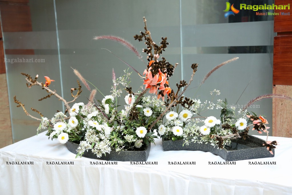 Ikebana Exhibiton at Gandhi Centenary Hall, Nampally