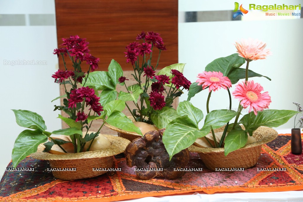 Ikebana Exhibiton at Gandhi Centenary Hall, Nampally